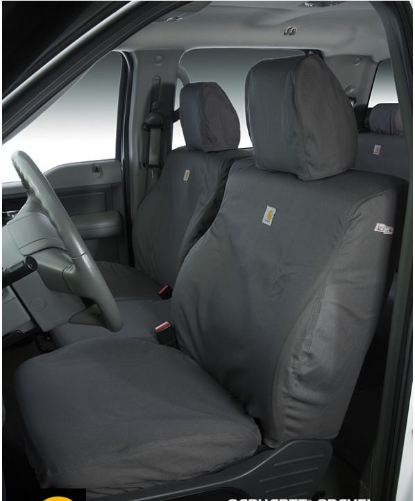 Carhartt Front Bucket Seat Covers - Gravel